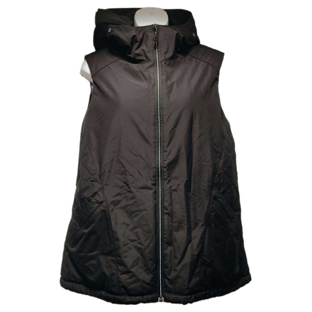 Mountain Hardwear Women's Black Hooded Puffer Vest